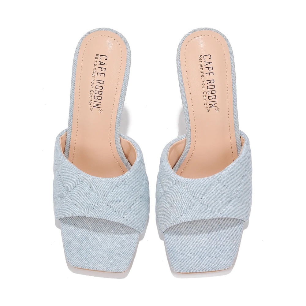 BRENTON HEELS LIGHT BLUE - Picture 3 of 6